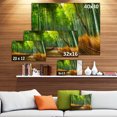 thumbnail image 2 of Designart - Arashiyama Bamboo Grove Japan - Oversized Forest Canvas Artwork, 2 of 2