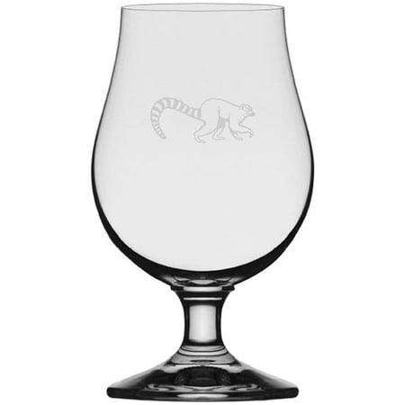 

Ringtail Lemur Body Zoo Animal Themed Etched 13.25oz Iona Beer Glass