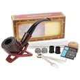 thumbnail image 1 of Handmade Wooden Pipe Kit - Complete Tobacco Smoking Kit with Heat-Resistant Inner Liner & Accessories Gift Set, 1 of 5