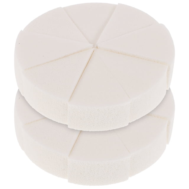 SHISUYAN 2 Sets Makeup Sponges Make Up Cosmetic Wedges Small Sponges Wedge Sponge