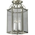 thumbnail image 4 of Flat Glass Three-Light Foyer Pendant, 4 of 4