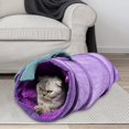 thumbnail image 4 of Mascota Gato Hámster Juguetes Tubo Tienda Conejillo de Erizo Ratones Berenjena+Mascota Gato Hámster Juguetes Tubo Tienda Conej Zulema  Túneles de conejillo de Indias, 4 of 8