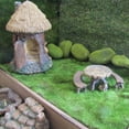 thumbnail image 2 of Miniature Picnic Table Bench 3pc Set Outdoor Fairy Garden Dollhouse Patio Furniture, 2 of 2