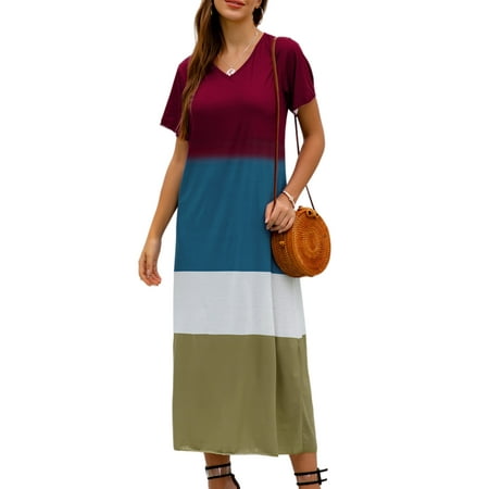 

Capreze Nightgowns for Women Sleepwear Pajama Shirts Dresses Casual Loose Lounge Wear Nightdress