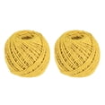 thumbnail image 1 of Unique Bargains Twine Packing String Wrapping Cotton Twine 75M Yellow Rope for Gift Wrapping Twine, Pack of 2, 1 of 7