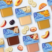 Gerber 2nd Foods Baby Food, Fruit & Veggies Puree Classics, Variety Pack, 4 oz Tub (16 Pack)