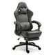 thumbnail image 1 of Silla Gamer Pro Dowinx | Ergonómica, Reclinable 180°, Masaje Lumbar USB, Reposapiés Retráctil, Ajustable | Cuero Sintético Premium, 1 of 10