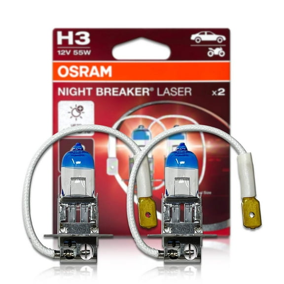 H3: Osram 64151NL-2HB Night Breaker Laser Halogen Bulbs | Eco Pack | Pack of 2