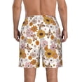 thumbnail image 3 of Yiaed Sunflowers And Butterflies Print Men's Swim Trunks with Lining Quick Dry Sports Shorts Beach Shorts Boardshorts-XX-Large, 3 of 5