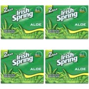 Irish Spring Soap Bars with Aloe, 8 Bars Total 3.2 OZ Each ( Actual packaging may differ)