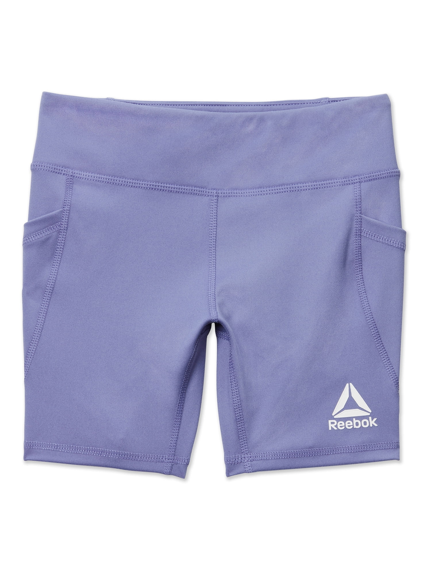 Reebok Girls Compression Bike Shorts with Pockets, Sizes 418