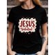 thumbnail image 1 of Chic Women's Valentine's Day T-Shirt - "Jesus Is My Valentine" in Stylish Red & Pink Hearts Design, Soft Crew Neck, Short Sleeve - Ideal Gift for Her, Limited Stock, Valentines Day Gifts, 1 of 6