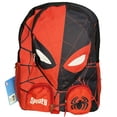 thumbnail image 2 of Spiderman Head Kids Backpack 16" for School Bookbag for Boys ages 3+, with 3 front pockets, 2 of 3