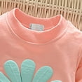 thumbnail image 6 of GXWEA 18 Months Girl Clothes Fall 6 Month Girl Clothes Toddler Girl Clothes Fall Outfits Long Sleeve Sweatshirt Tops + Pants Set Pink 12-18 Months, 6 of 7