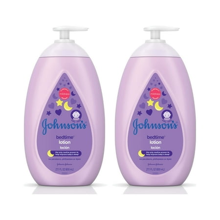 Johnson's Bedtime Calming Baby Lotion, Twin-Pack, 2 x 27.1 fl. oz