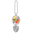 thumbnail image 1 of Cultural Entertainment Landmark Flag Silver Wing Car Pendant Decoration, 1 of 4