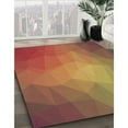 thumbnail image 3 of Ahgly Company Machine Washable Indoor Square Transitional Cinnamon Brown Area Rugs, 5' Square, 3 of 7