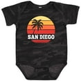 thumbnail image 3 of Inktastic San Diego California Vacation Retro Sunset Boys or Girls Baby Bodysuit, 3 of 5