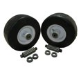 thumbnail image 3 of 2 Flat Free Solid Tires Front Caster Wheel 9x3.50-4 Fits Ferris 1521181 5021181, 3 of 7