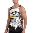 thumbnail image 2 of Salouo American Bald Eagle for Men's Tank Tops,Sleeveless Muscle Shirts for Men Quick Dry Workout Tank Top Gym Muscle Tee Fitness Bodybuilding Sleeveless T Shirt-Small, 2 of 7