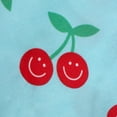 thumbnail image 3 of Oodles Blue Cherries Ruffled Spring Dog Dress, XS, 3 of 8