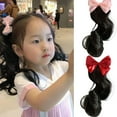 thumbnail image 4 of XINYUAN Little Girl Ponytail Girl Curly Ponytail Wig Straight Wig Ponytail Wig' V8N7, 4 of 8