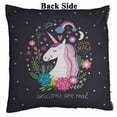 thumbnail image 2 of PKQWTM Unicorn Are Real Reversible Mermaid Cushion Cover Home Decor Sequin Pillow Case Size 18x18 inches, 2 of 2