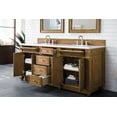 thumbnail image 3 of James Martin Vanities 72" Double Vanity, Bright White w/ 3 CM White Zeus Quartz Top, 3 of 7