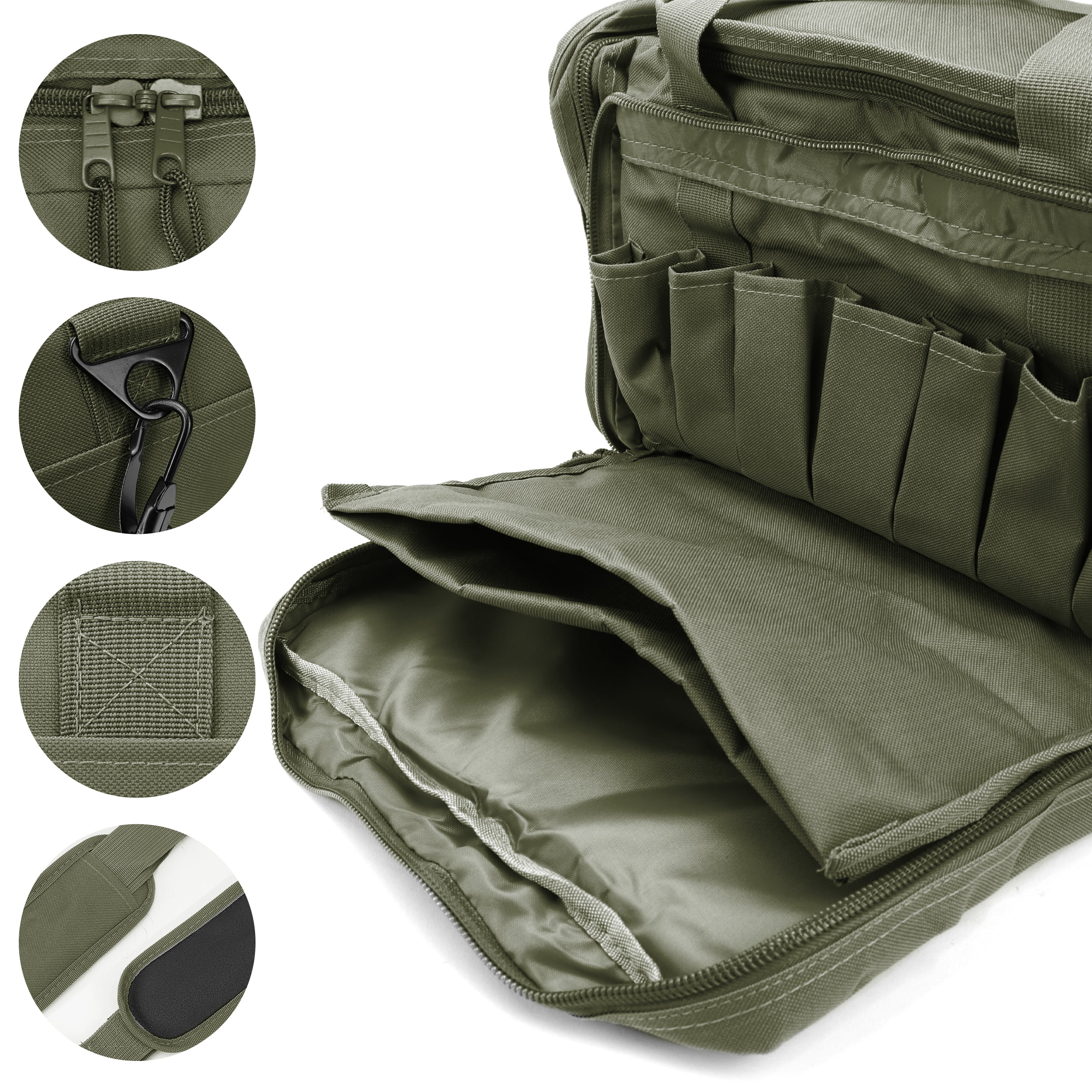 Osage River Tactical Range Bag for Handguns and Hunting, Gun Range