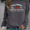 thumbnail image 1 of Sudadera Con Estampado De Halloween, Sudadera Informal De Manga Larga Con Cuello Redondo, Ropa De Mujer, 1 of 4