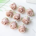 thumbnail image 3 of 100 piezas de rosas baratas para el hogar, suministros de boda, decoración, bricolaje, guirnalda navideña, accesorios, álbum de recortes, flores artificiales de seda, 3 of 5