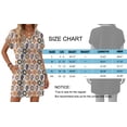 thumbnail image 6 of MOSHU Summer Dresses for women V Neck Womens Dresses Short Sleeve Casual Midi Dress with Pockets, 6 of 11