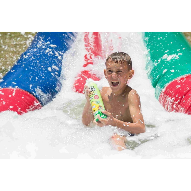 FOZZI's Bath Foam Aerosol for Kids, Brilliant Blue, Groovy Green
