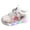 White, variant on 9M-6Y Boys Girls Light up Sneakers Toddler LED Flashing Cartoon Walking Tennis Shoes Kids Non Slip Athletic Running High Top Sneaker Purple