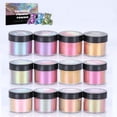thumbnail image 4 of HLONK Chameleon-Powder Color Shift Mica Powder for Epoxy Resin Pearl Pigment Powder for Painting Soap Making Slime 12 Colors, 4 of 7