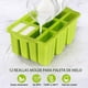 thumbnail image 2 of Moldes para Paletas de Hielo Silicona 12 Cavidades, Juego de Hielos Molde con Embudo, Sin BPA y Reutilizables, Ideal para Helado, Cepillos y Palos, Color Verde, 2 of 4
