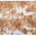 thumbnail image 2 of DaDa Bedding Amber Orange Brown & White Cozy Faux Fur Euro Throw Pillow Cover (M3396), 2 of 4