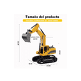 thumbnail image 4 of Juguete Excavadora Control Remoto 6 canal para niños, Amarillo/Negro, 4 of 4