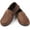 Camel, variant on Zizor Men's Microsuede Moccasin Slippers with Comfy Memory Foam, Closed Back House Shoes Indoor Outdoor