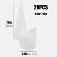 thumbnail image 2 of Craft Foam Cones FF Chuanhe, 7.9 x 2.9 pulgadas, color blanco, paquete de 20, 2 of 6
