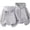 Grey, variant on Nwiuh Kids Full Zip-Up Hoodie Solid Sweatshirt for Boys and Girls (Red, 5-6 Years)
