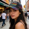 thumbnail image 6 of Partheme Means Everyone Pride Month Baseball Cap, Graphic Statement Hat for Self Expression, Soft Cotton Comfortable All Day Wear, Casual Versatile for Charity Walk Daily Outfit, C, 6 of 6