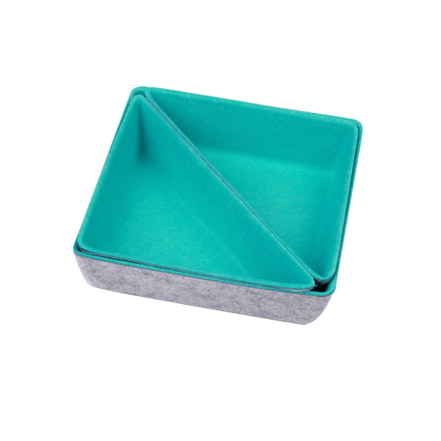 Casa Oficina Hotel llaves cepillo cintas reloj caja de almacenamiento cajón gabinete bolígrafos mandos a distancia organizador cosmético Almacenamiento y organización del hogar Gris Azul Verde Toystoory HA083594-05