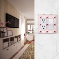 thumbnail image 5 of Yayeee Rocker Switch Wall Plate 1-Gang 4.6"x2.9" Home Decorative Outlet Cover, Abstract Elephant Pattern, 5 of 6