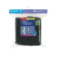 thumbnail image 2 of Hanes Women's Athletic Crew Socks, Full Sole Cushion, 10-Pairs Black 5-9, 2 of 6
