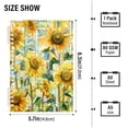thumbnail image 3 of Sunflowers and Lattice Ring Binder Notebook Journey Note Diary College Ruled Spiral Notebook Study Loose Leaf Paper A5 60 Pages, 3 of 8