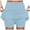 Light Blue, variant on Jdkau Women's Mini Tennis Skirts Casual Athletic Workout Skorts with Pockets Golf Skirts for women(Red,5XL)