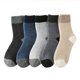 thumbnail image 1 of Calcetines térmicos para hombre, 5 pares de calcetines gruesos y cálidos de invierno, de lana transpirable, talla 37-44, 1 of 5