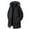 Black, variant on uikmnh Winter Jackets for Men Winter Detachable Hooded Coat with Thick Trim Windproof Warm Padded Jacket for Cold Weather Size:2XL