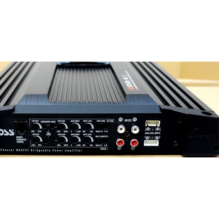 BOSS Audio D550.4 3000W Max, 4-Channel bridgeable Diablo Amplifier